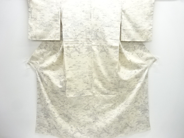 Japanese Kimono / Tsumugi Omeshi Silk
